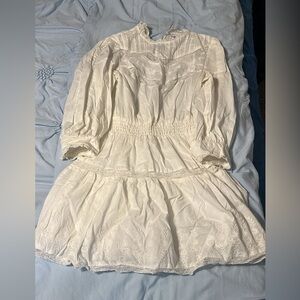 LoveShackFancy White Lace Mini Dress – XXS